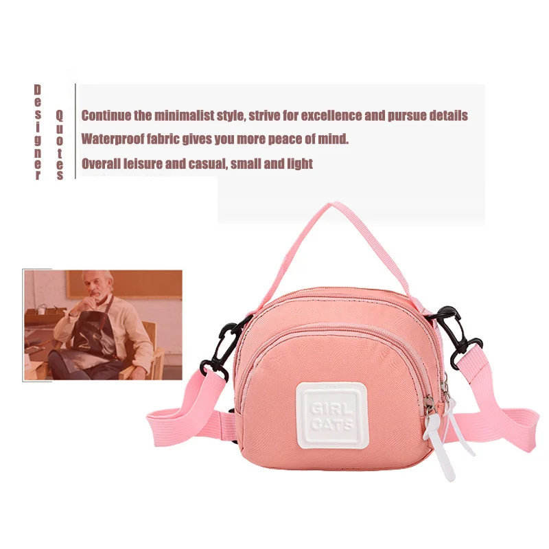 Новая многоцветная нейлоновая одна маленькая нагрудная сумка мини Курьерская