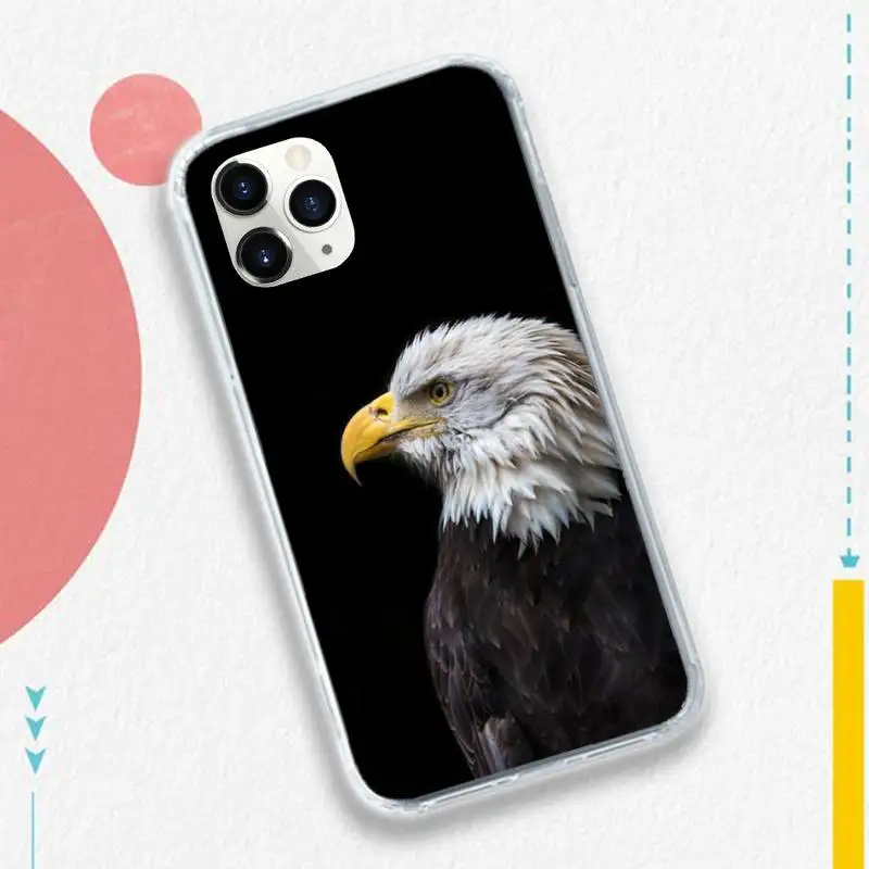 

Eagle Bird cool animal king of the sky high quality Phone Case funda for iPhone 11 12 pro XS MAX 8 7 6 6S Plus X 5S SE 2020 XR