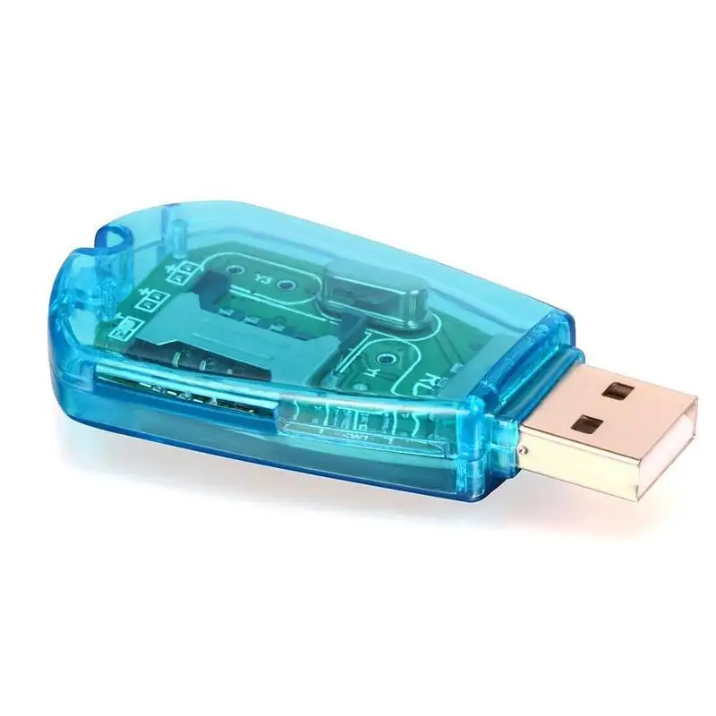 1 шт. Новый Usb устройства для считывания Sim карт сим карты