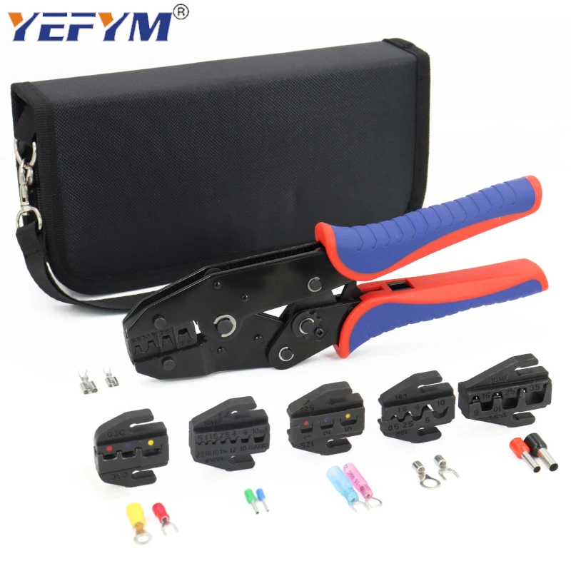 YEFYM YE-04B Crimping Pliers Clamp Cable Tools Plug/tube/insulated/coaxial Terminal Terminals Kit Multi Functional Carbon Steel |