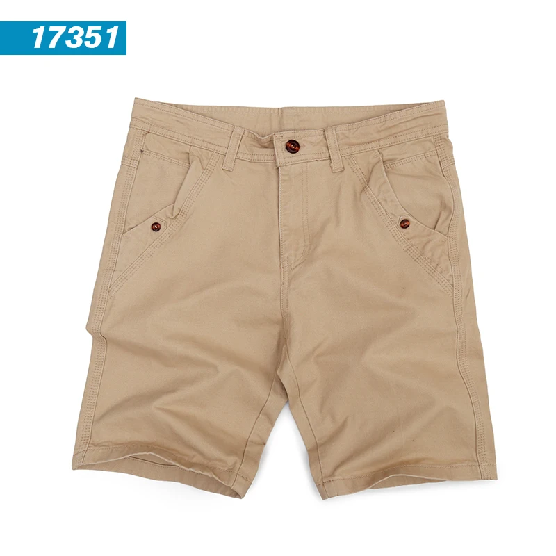 Шорты мужские хлопковые однотонные повседневные короткие штаны для бега и