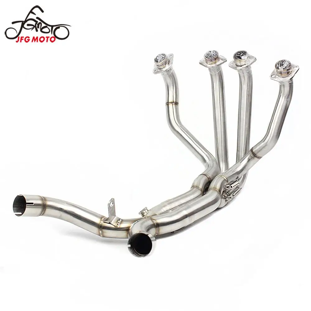 Выхлопная труба для мотоцикла из нержавеющей стали глушитель передняя Труба