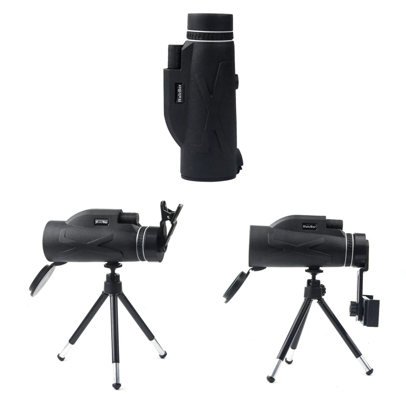 

80x100 Outdoor Monocular Telescope with Phone Holder and Tripod Stand Kit