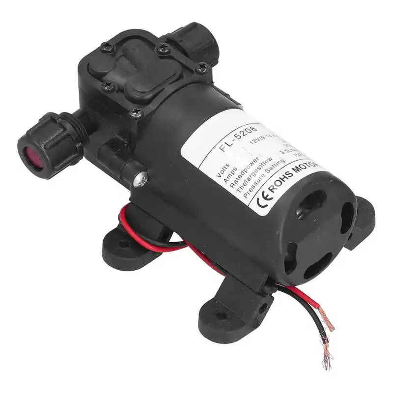 Водяной насос с двойной резьбой диафрагменный высокого давления 12 в 36 Вт для