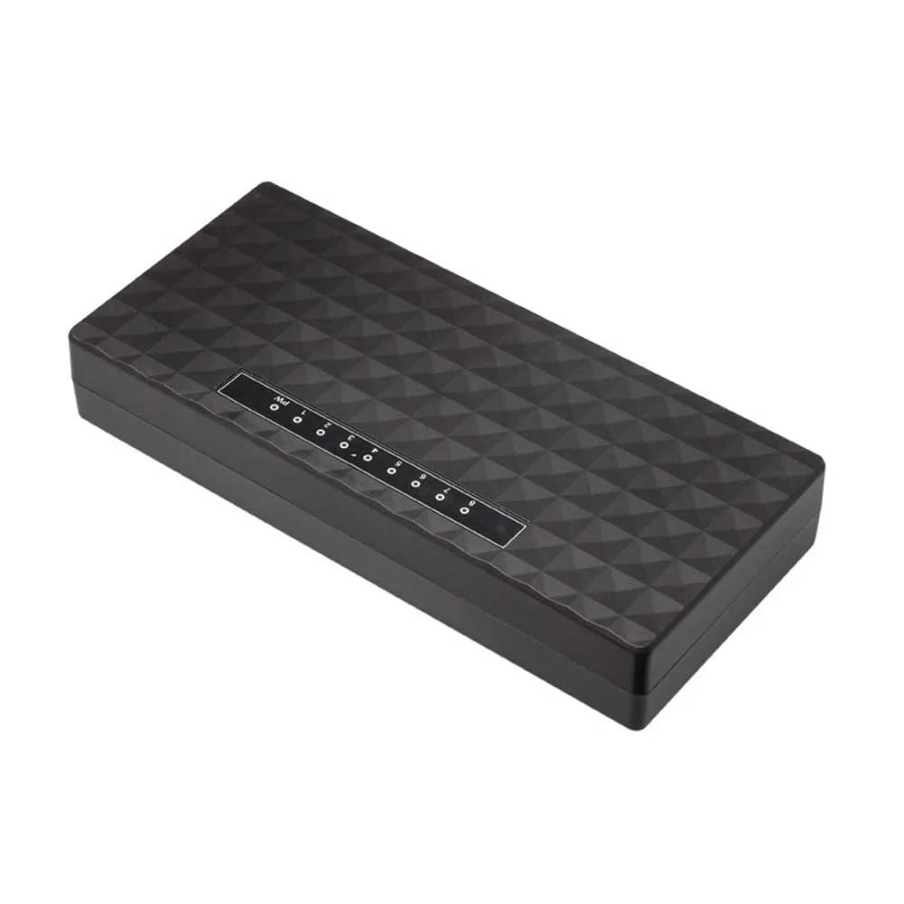 Полный дуплексный 8 Порт 1000 Мбит/с RJ45 LAN прочный Ethernet коммутатор Настольный