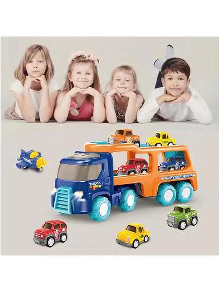 Детская Автомобильная игрушка грузовик для перевозки игрушек Ассорти