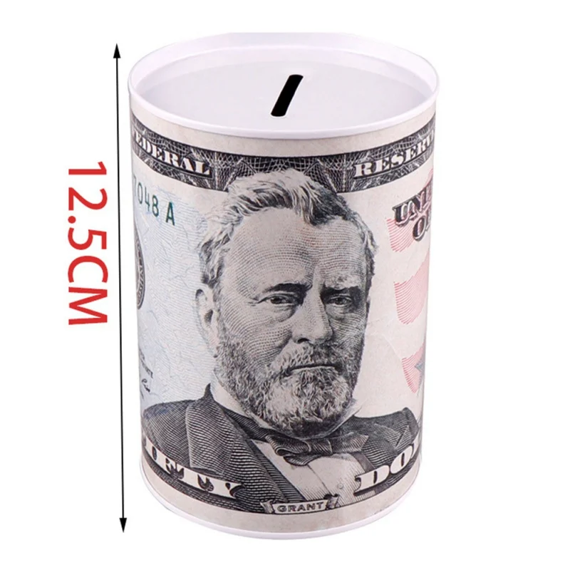 Бытовая жесть копилка большая емкость Spaarpot Европейский доллар автомобильный