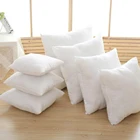 1 шт., белая однотонная подушка из чистого сердечника, мягкая подушка на голову, внутренний полипропиленовый хлопковый наполнитель, Экологичная подушка для здравоохранения, подушка для комнаты 45*45 см