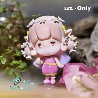 mystery box loz only miss miracle flower fairy series blind box tidy toys for girls heart home decoration kawaii accessories