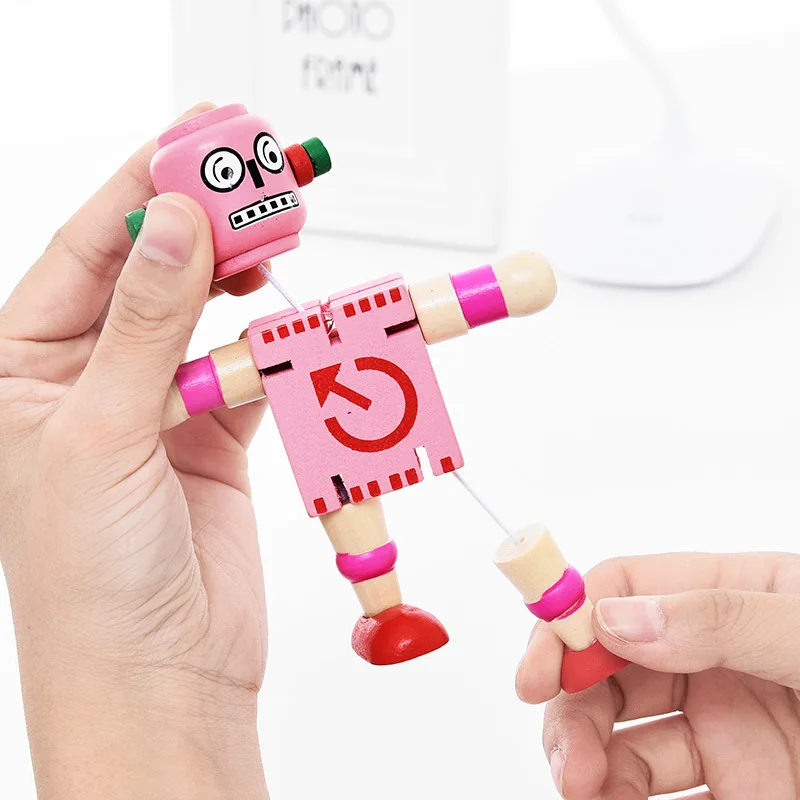 Креативный индивидуальный строительный блок игрушка деревянный деформируемый