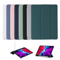 for ipad pro 12 9 20172015 case pencil holder smart cover trifold stand auto sleepwake case for ipad pro 12 9 a1584 a1670