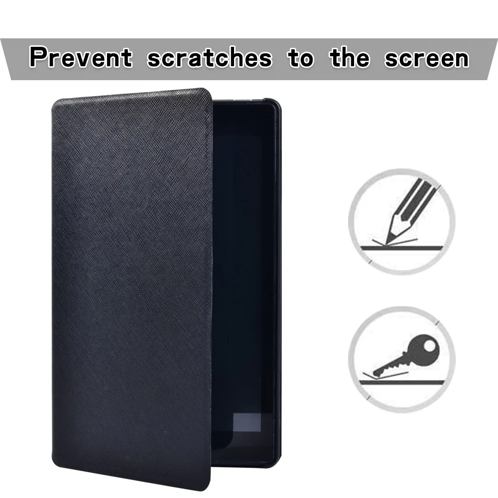 

Tablets Case for Amazon Fire HD 8 (7th/8th/10th Gen)/Fire HD 10 (5th/7th/9th)/Fire 7 (5th/7th/9th) Cover Case + Stylus