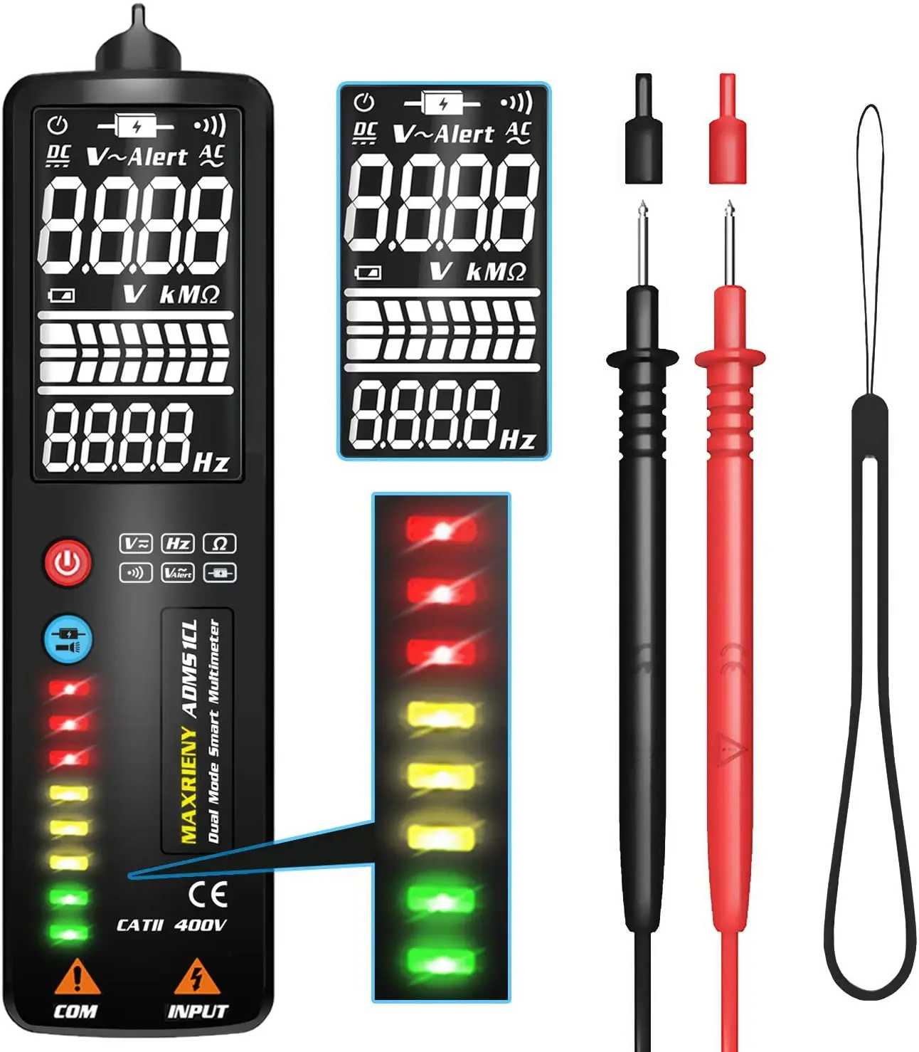 Бесконтактный Тестер Напряжения переменного тока с индикаторами | Инструменты