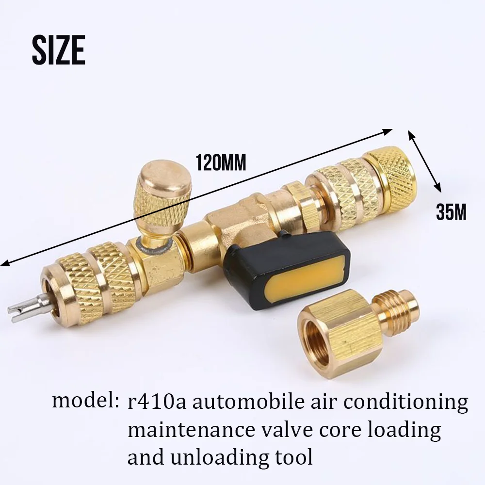 

1pc Golden Valve Core Remover/Installer Change Tool Suitable for Most Devices