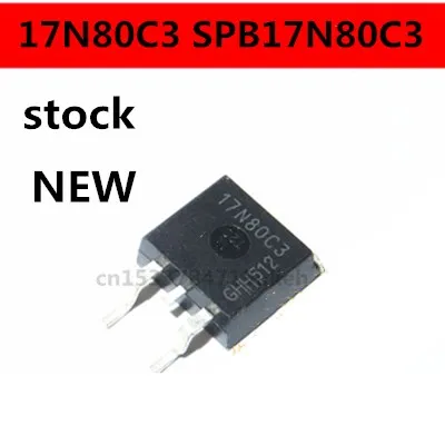 

Original 5pcs/ 17N80C3 SPB17N80C3 TO-263 800V 17A