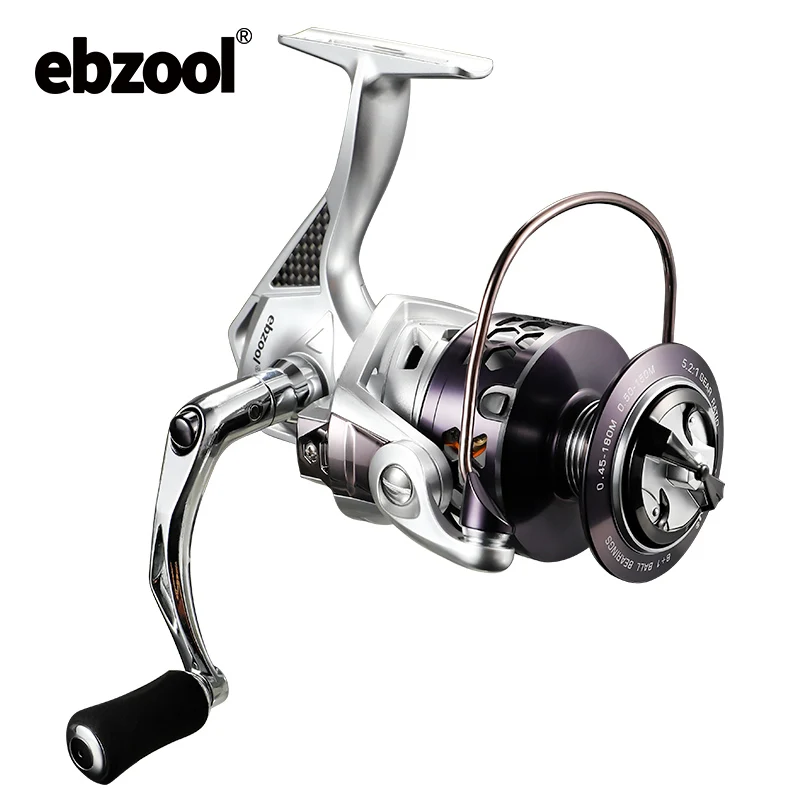 Fishing Reel GK2000-6000 5.2:1 Metal Spool Body Rocker 12KG Max Drag Spinning Reel Saltwater Fishing Accessories EBZOOL 2020New