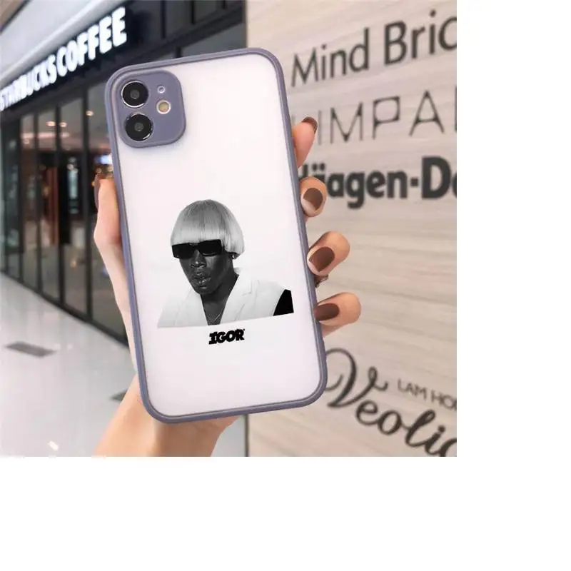 

Rapper Tyler Creator golf Phone Cases matte transparent For iphone 7 8 11 12 plus mini x xs xr pro max cover
