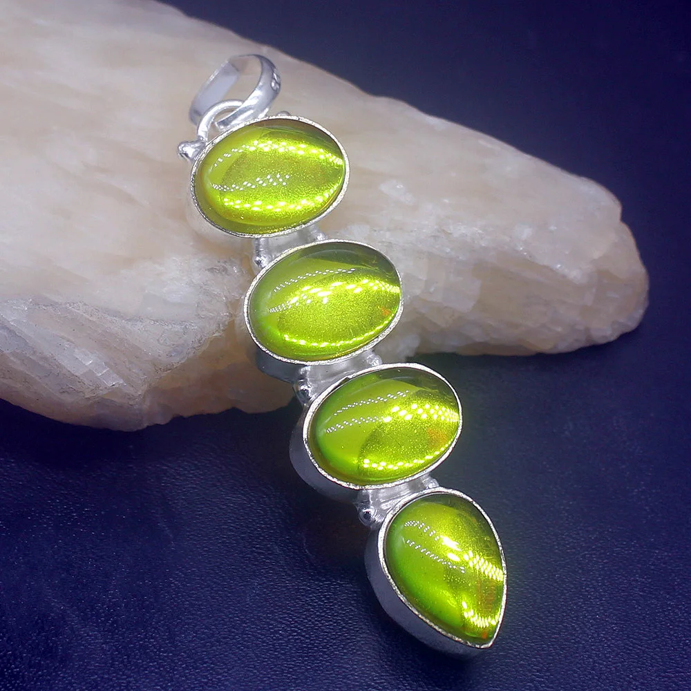 

Gemstonefactory ювелирные изделия большая акция один уникальный 925 серебро Блестящий Фрин Огонь Мистик Топаз леди женщин ожерелье кулон 2021021