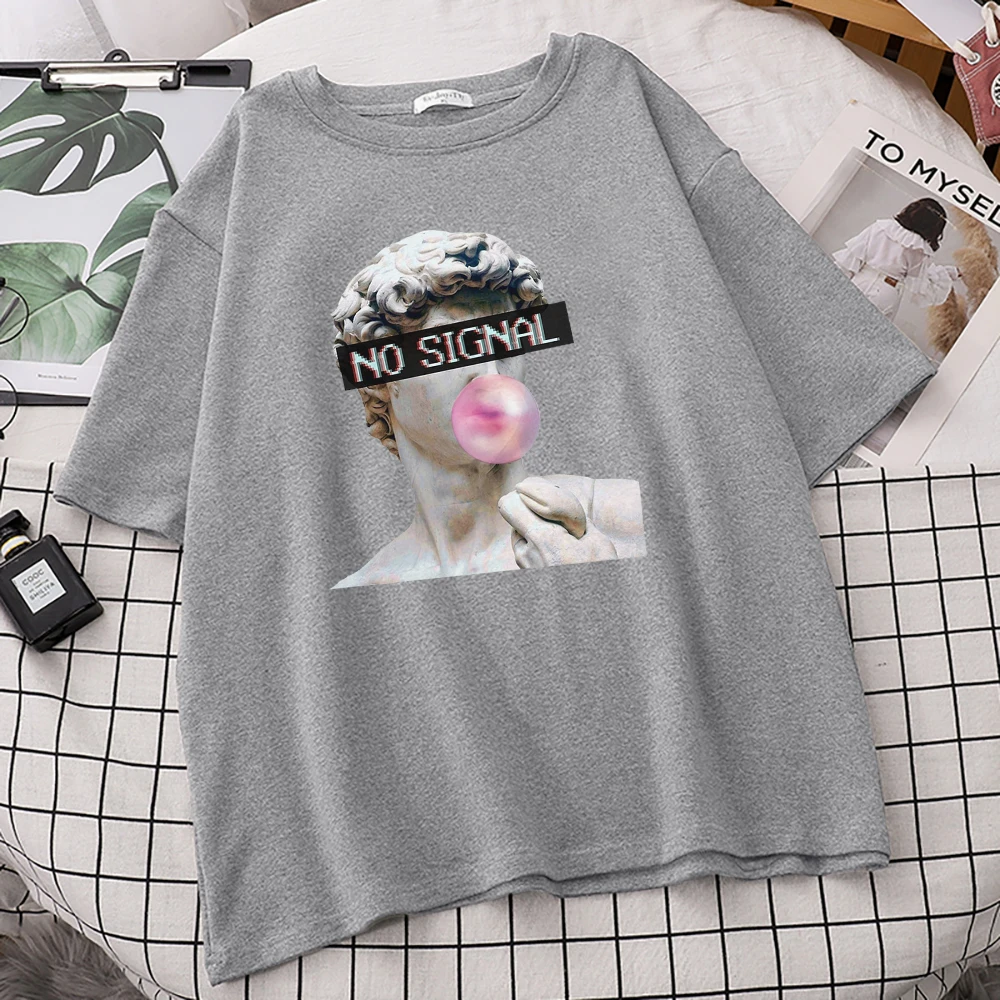 2021 Летние повседневные мужские футболки с рисунком из аниме David резинки сигнала