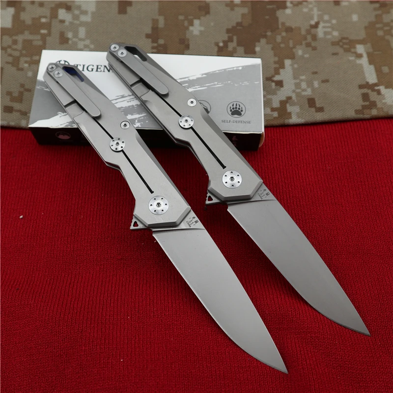 TIGEND D2 складное лезвие из нержавеющей стали с шарикоподшипником Походный нож