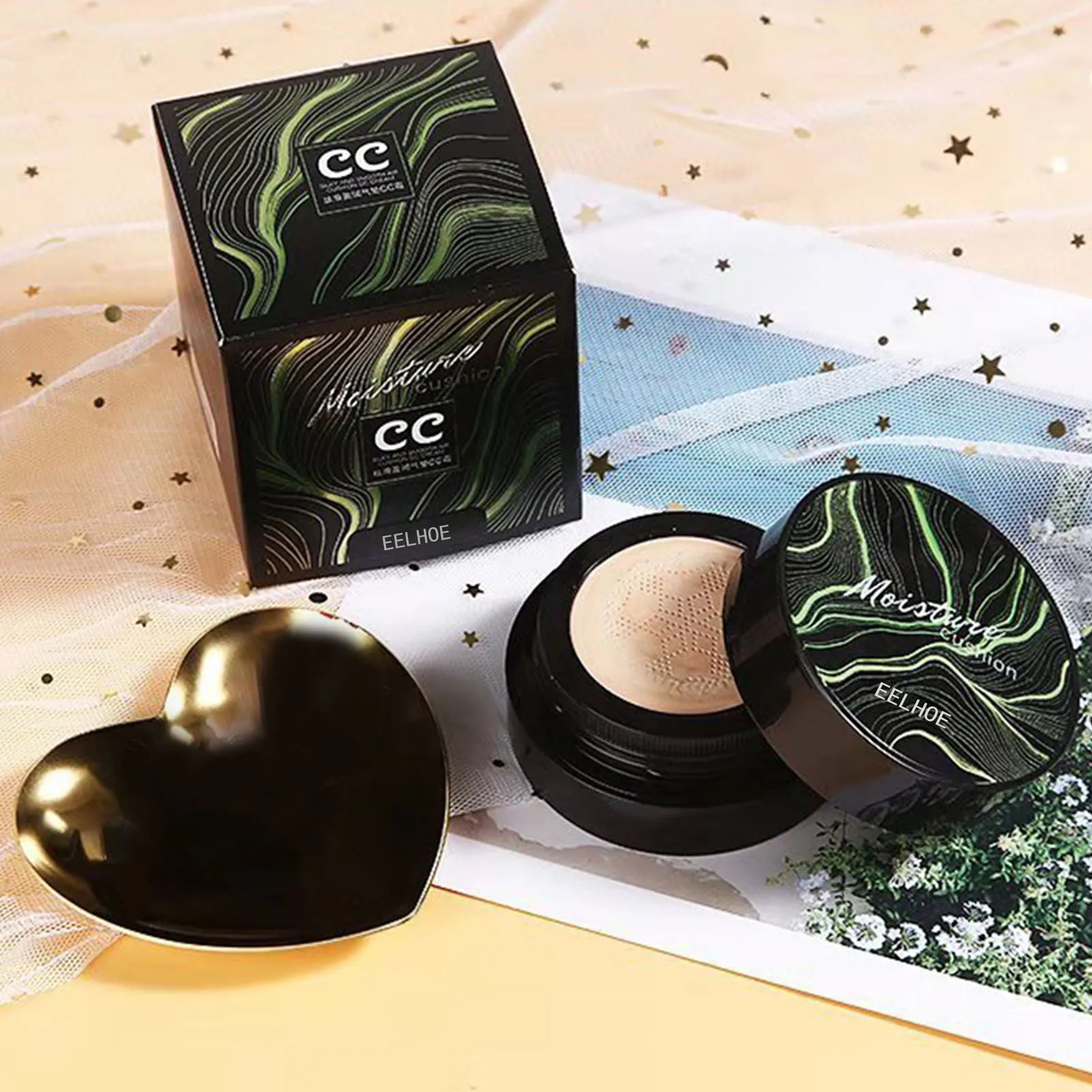 

Mushroom Head Make Up Air Cushion Moisturizing Makeup Liquid Foundation Air-Permeable Natural Brightening Makeup BB Cream