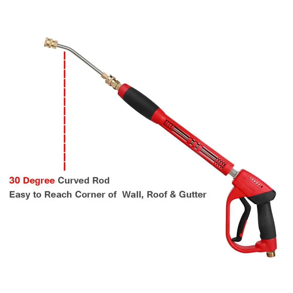 Ручной моечный пистолет высокого давления 5 насадок для моек | Автомобили и