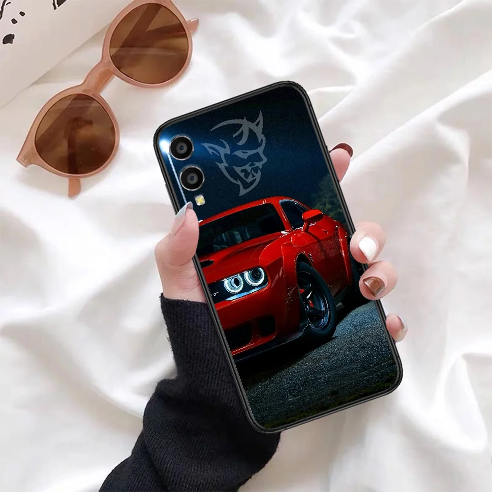 

Dodge car Phone Case For Huawei Honor 6A 7A 7C 8 8A 8X 9 9X 10 10i 20 Lite Pro Play black Funda Luxury Cover 3D Etui Silicone