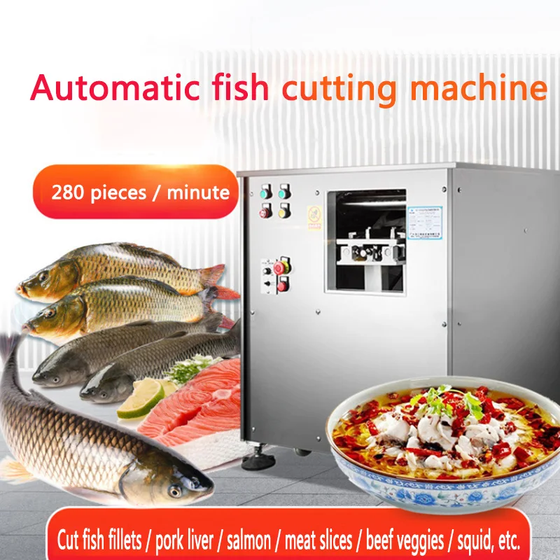 280 шт/мин нержавеющей стали автоматической очистки аквариума Филейная машина XZ