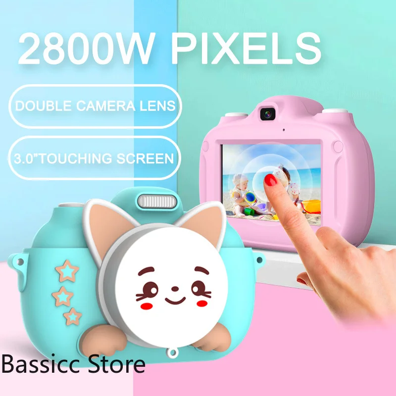 

Children's camera touch screen 2800W megapixel small SLR toy can take pictures digital small student portable mini