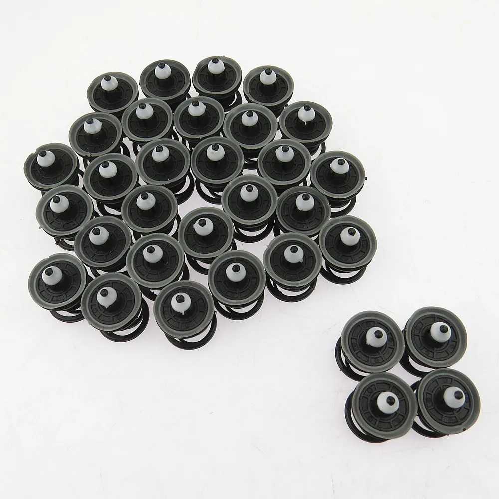 

SCJYRXS 7L6 868 243 7L6868243 50 Pcs Interior Door Trim Plank Fixed Fastener Clips For Beetle Passat B6 B7 Golf MK6 A4 TT