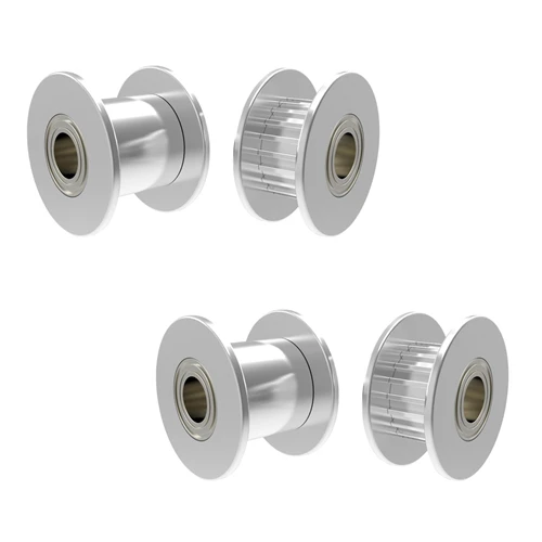 

10Pcs Aluminum GT2 11mm Width 30 Tooth Teeth/Smooth 2GT Timing Idler Pulley Double Bearing For 3D Printer Bore=3mm/4mm/5mm/6mm