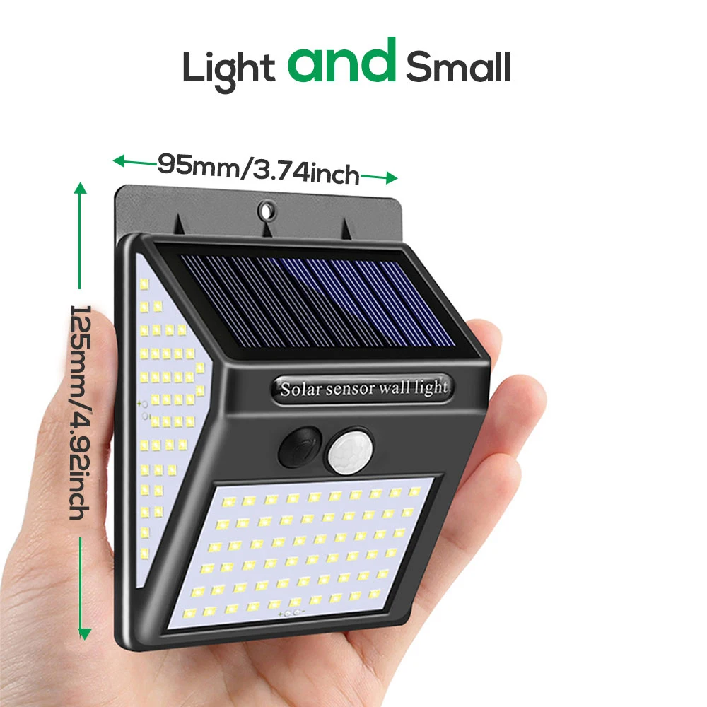 8 шт./лот 140LED Солнечный садовый светильник MPOW PIR с датчиком движения яркий