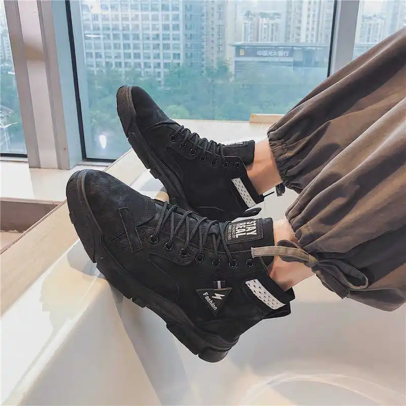

Mens Winter Footwear Healthy High Boots Ankle Autumn Sneakers Four Seasons Trekking Shoes Skateboarding Tennis Fashion Tennis