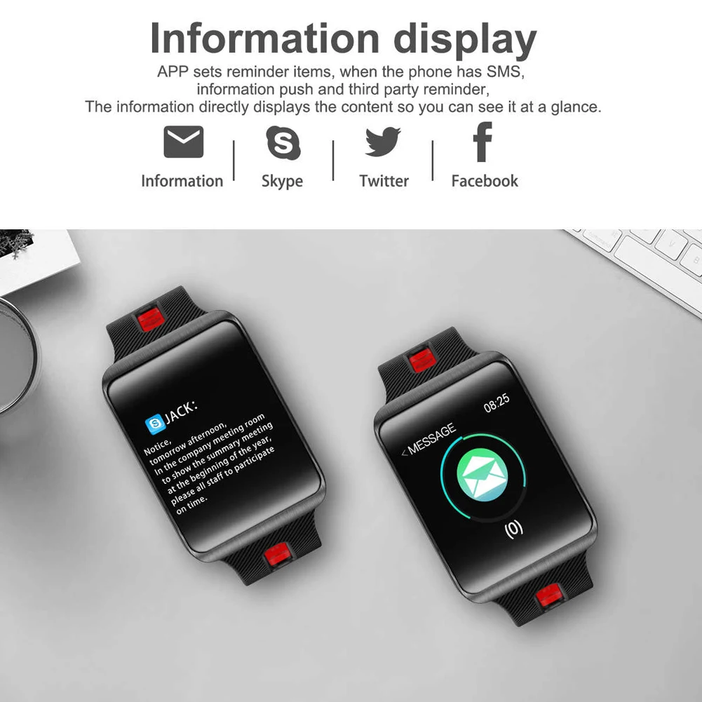 Умные часы Bluetooth 4 0 кровяное давление браслет сердечного ритма водонепроницаемые