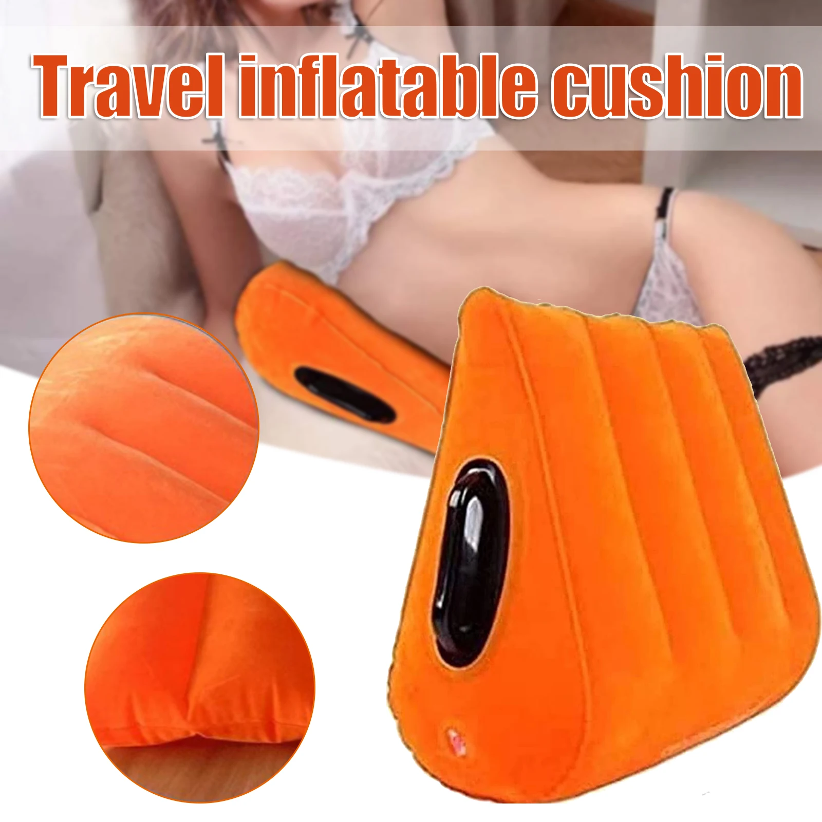 

Multifunctional Inflatable Cushion Soft Non-slip Portable Durable Yoga Pillow for Home Traveling XR-Hot