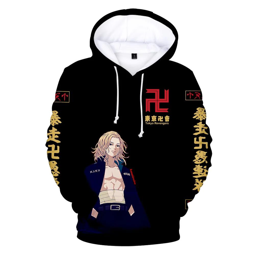 

Trendy Anime Tokyo Revengers 3D printed Hoodies Sweatshirts Men/Women Youthful Sweatshirt Adult/Child Trendy Leisure Pullovers