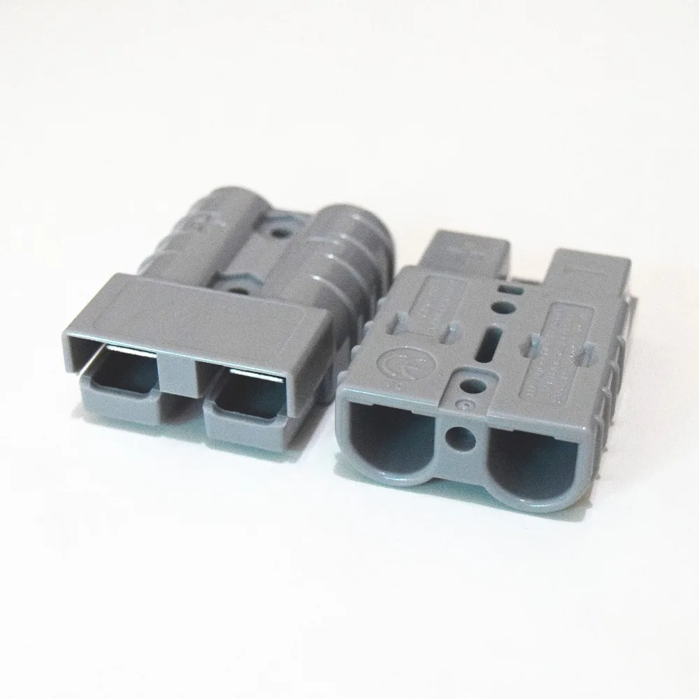 Новый 600 в 50A 6AWG 2x медный серебристый аккумулятор быстрый разъем комплекте