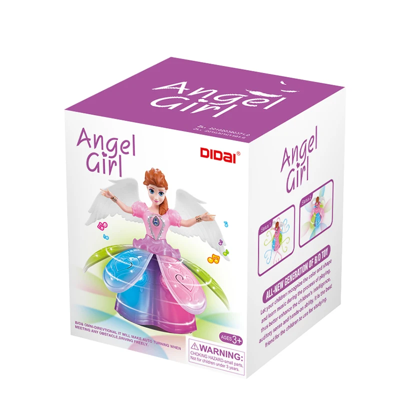 Электрическая танцевальная игрушка Эльза Анна Кукла с крыльями экшн фигурка