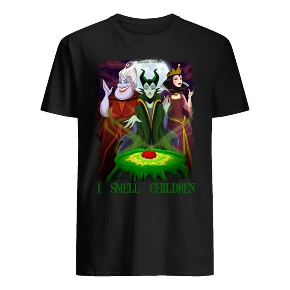 Детская рубашка с надписью Maleficent Evil queen и Ursula Новая модная футболка| |