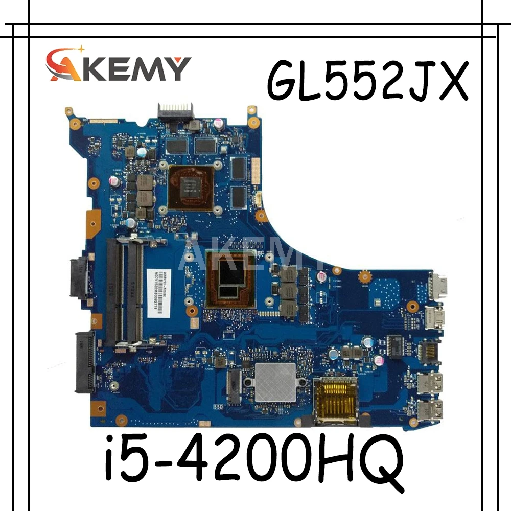 Akemy GL552JX материнская плата для ноутбука For Asus GL552J ZX50J тест оригинальная GTX950M 2 Гб i5