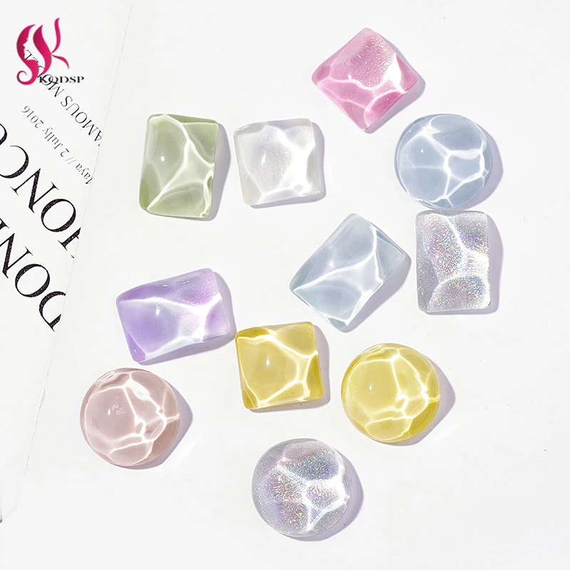 

Transparent Glass Nail Art Sticker Color Board Card Chart Display Showing Tips UV Gel Polish Design Japanese Style Manicure Tool