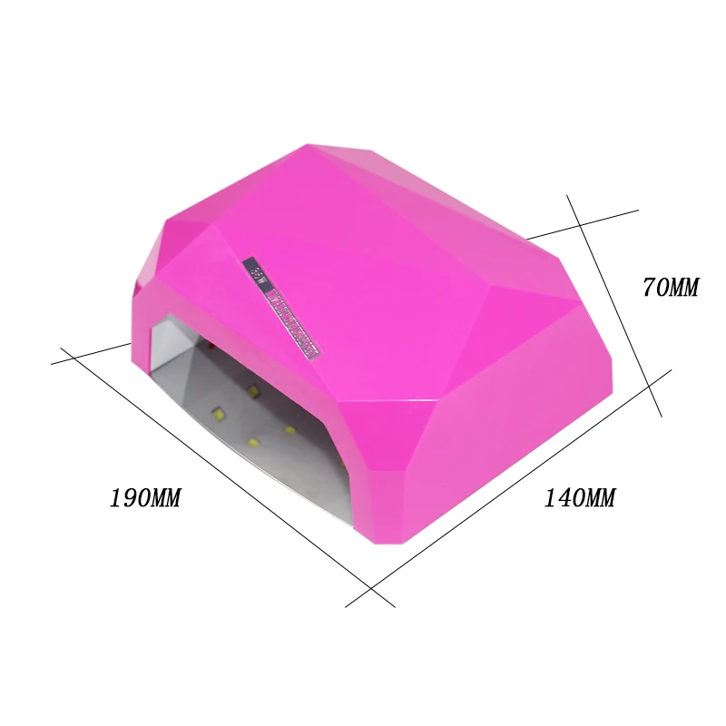 Новинка 36 Вт Автоматическая УФ лампа Светодиодный для ногтей Сушилка