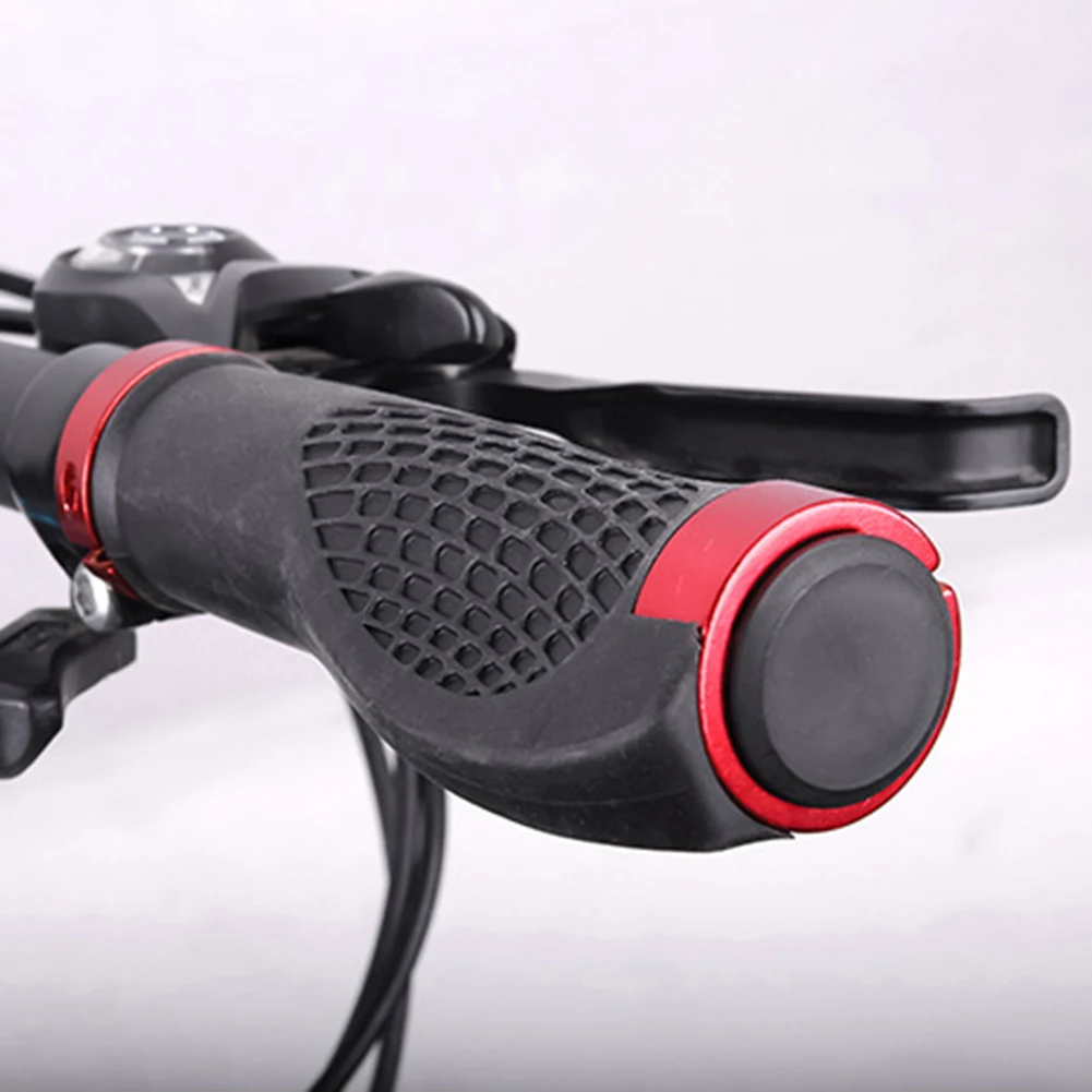 Ручки для руля велосипеда Нескользящие эргономичный дизайн двойные фиксаторы MTB