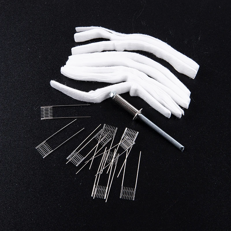 

1Set DIY Tool Rebuild Kit Mesh Coil Resistance Wire 0.6-1.2ohm For Nautilus Film AVP