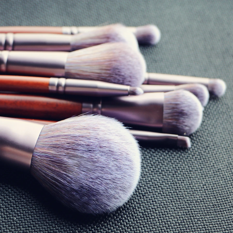 Sywinas makeup brush set 10pcs high quality Natural synthetic hair make up brush tools kit professional makeup brushes