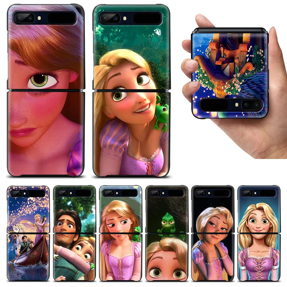 

Rapunzel Disney Movie Shockproof Cover for Samsung Galaxy Z Flip Flip3 5G Black Phone Case Shell Hard Fundas Coque Capa