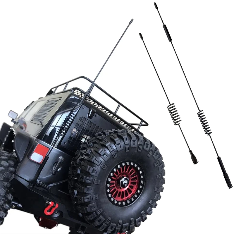 2X 1 10 Масштаб RC Crawler 11 4 дюйма и 6 3 металлическая антенна аксессуары декор для Traxxas
