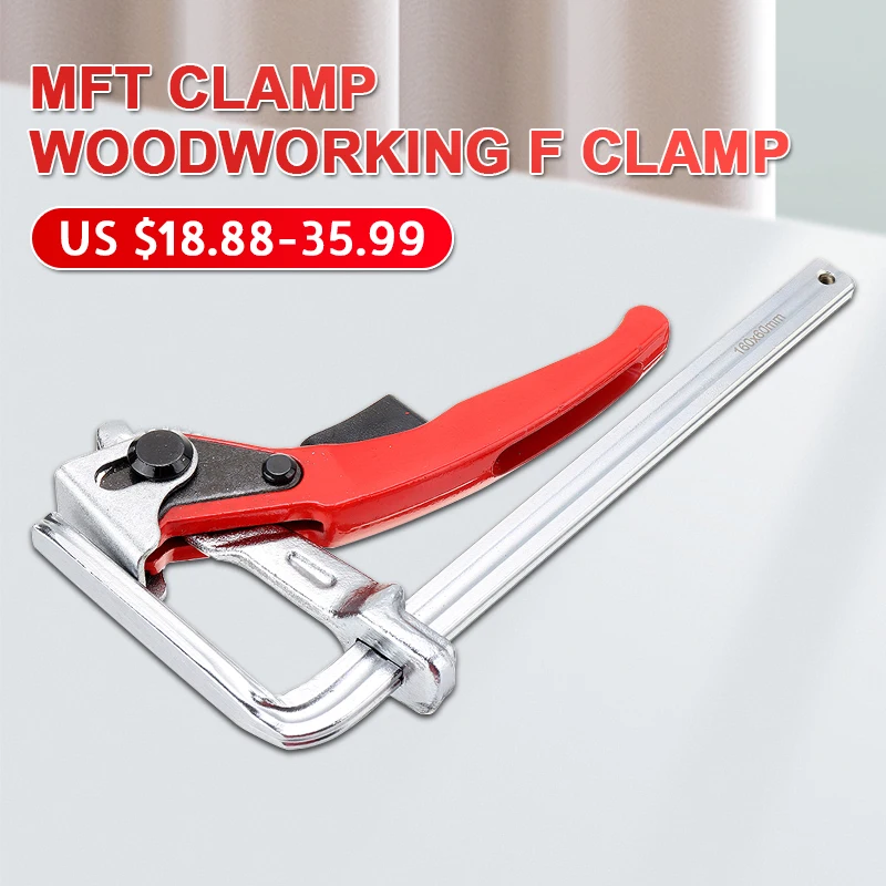 1 шт./2 шт. Быстрый направляющий рельсовый зажим плотник F Зажим для MFT и