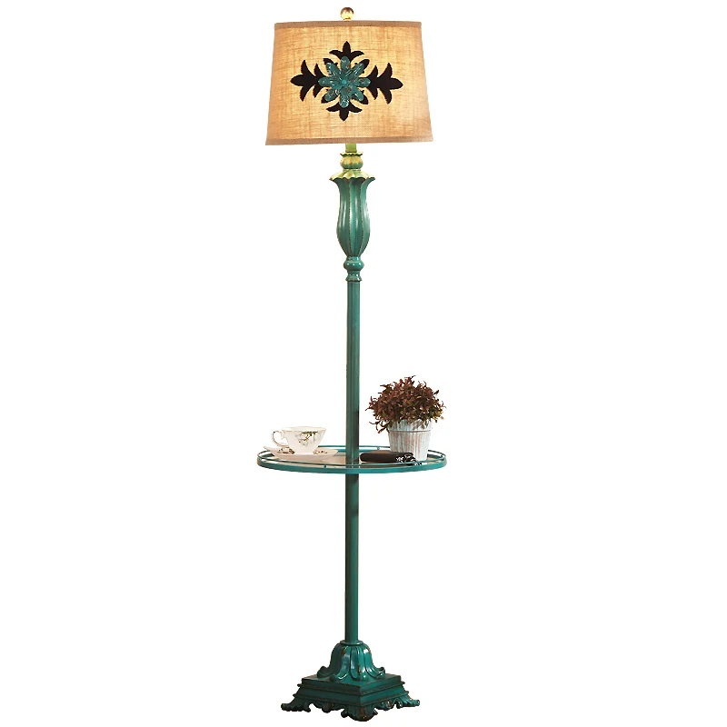 Американская Напольная Лампа для гостиной в европейском стиле ретро спальня