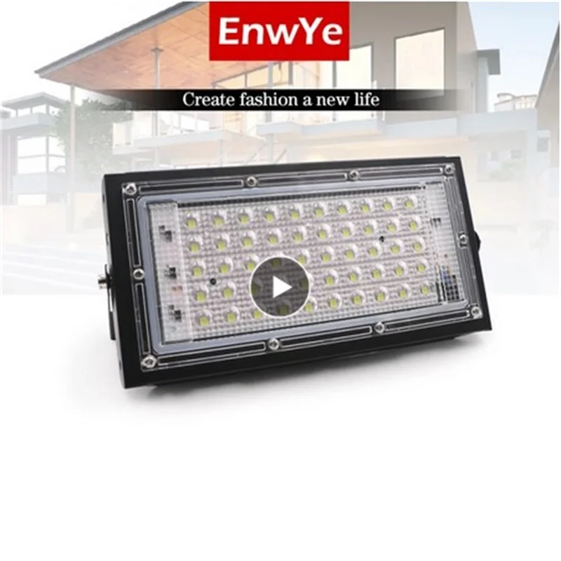 

50 Вт Светодиодный прожектор светильник переменного тока 220V напольный светильник ing Точечный светильник IP65 Водонепроницаемый светодиодный ...